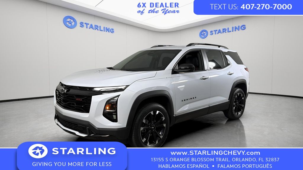 Polar White Tricoat 2026 Chevrolet Equinox SUV / Crossover Front-Wheel Drive Continuously Variable Transmission