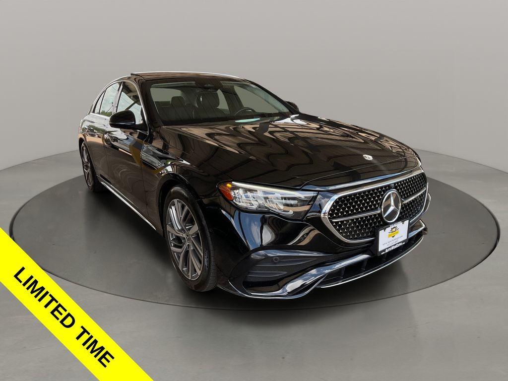 Obsidian Black Metallic 2025 Mercedes-Benz E-Class Sedan Rear-Wheel Drive 9-Speed Automatic