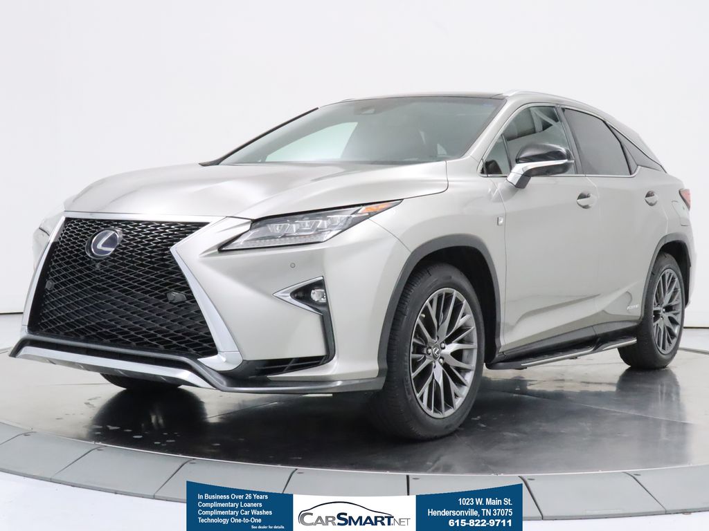 Atomic Silver 2019 Lexus RX Hybrid SUV / Crossover All-Wheel Drive Continuously Variable Transmission