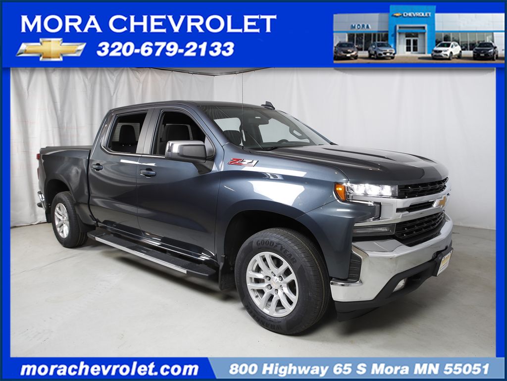 Shadow Gray Metallic 2020 Chevrolet Silverado 1500 LT Crew Cab 4WD Pickup Truck Four-Wheel Drive 8-Speed Automatic