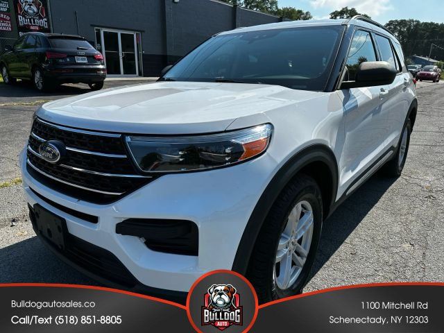 White 2020 Ford Explorer SUV / Crossover All-Wheel Drive Automatic