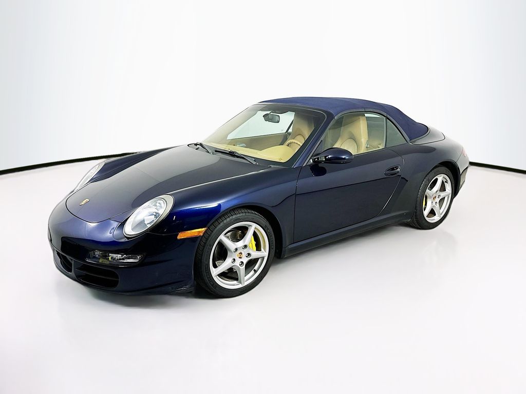 Midnight Blue Metallic 2006 Porsche 911 Convertible Rear-Wheel Drive 6-Speed Manual Overdrive