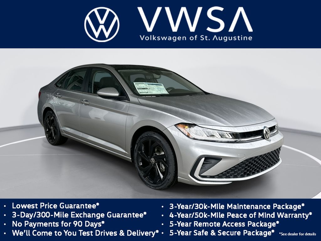 Pyrite Silver Metallic 2026 Volkswagen Jetta Sedan Front-Wheel Drive 8-Speed Automatic