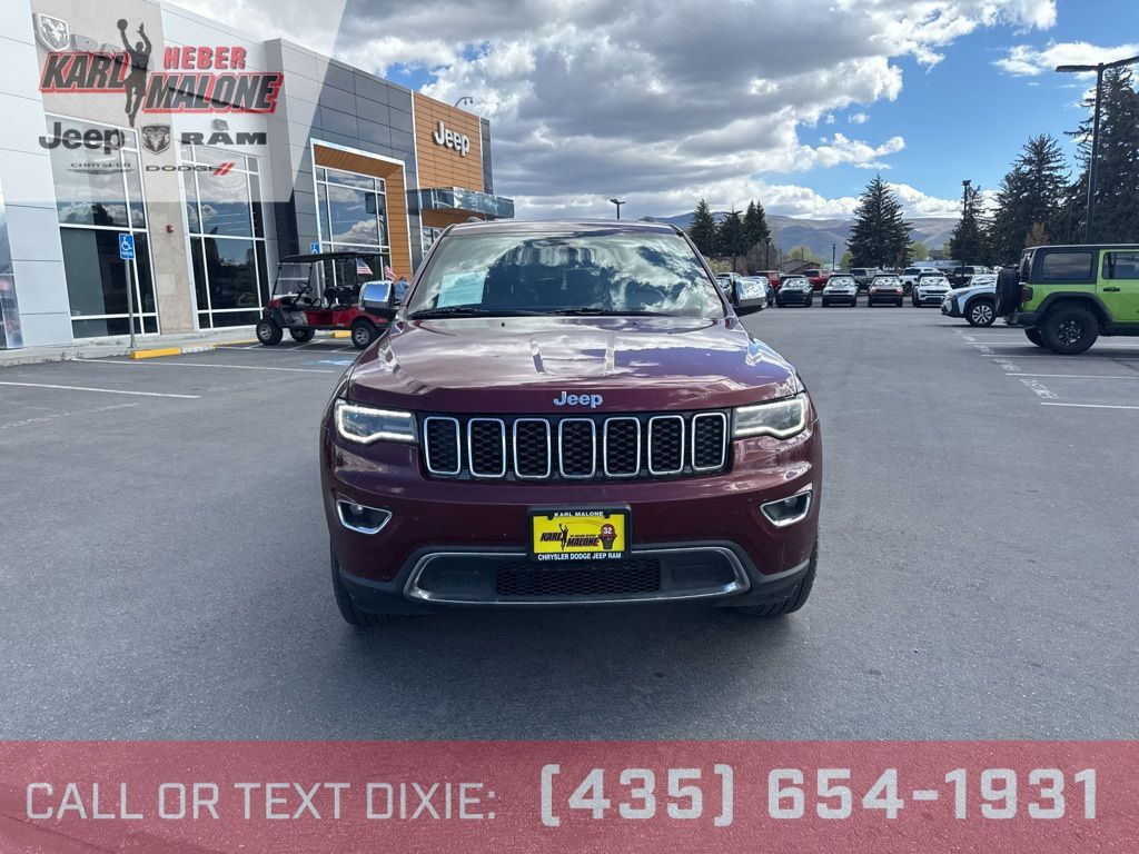 Velvet Red Pearlcoat 2017 Jeep Grand Cherokee Limited 4WD SUV / Crossover Four-Wheel Drive 8-Speed Automatic