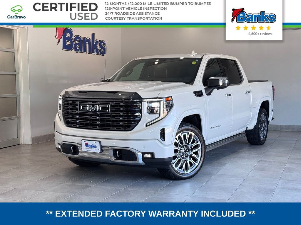White Frost 2023 GMC Sierra 1500 Pickup Truck Four-Wheel Drive Automatic