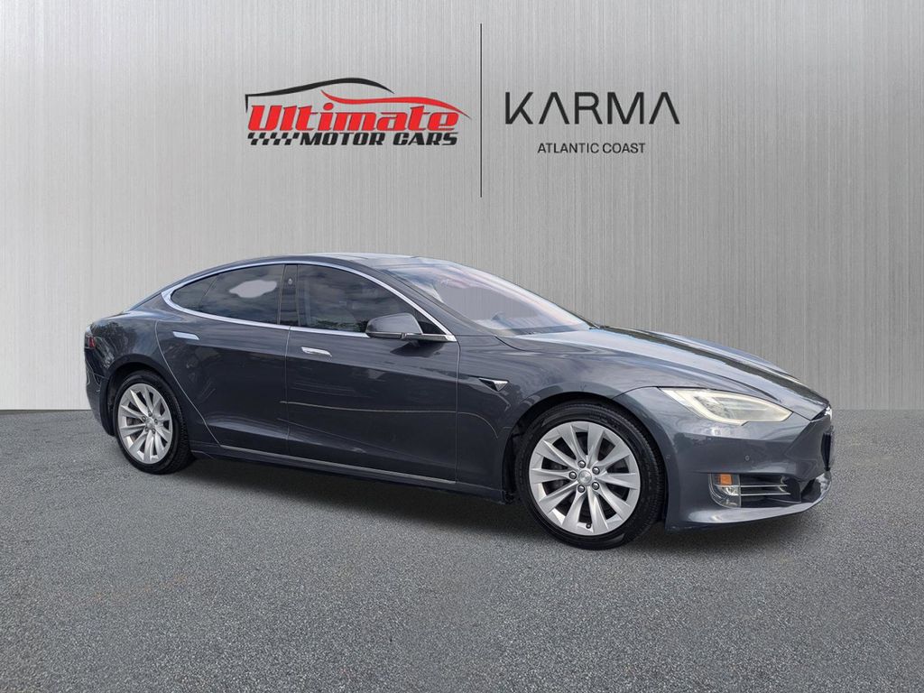 Midnight Silver Metallic 2018 Tesla Model S 100D AWD Sedan All-Wheel Drive 1-Speed Automatic