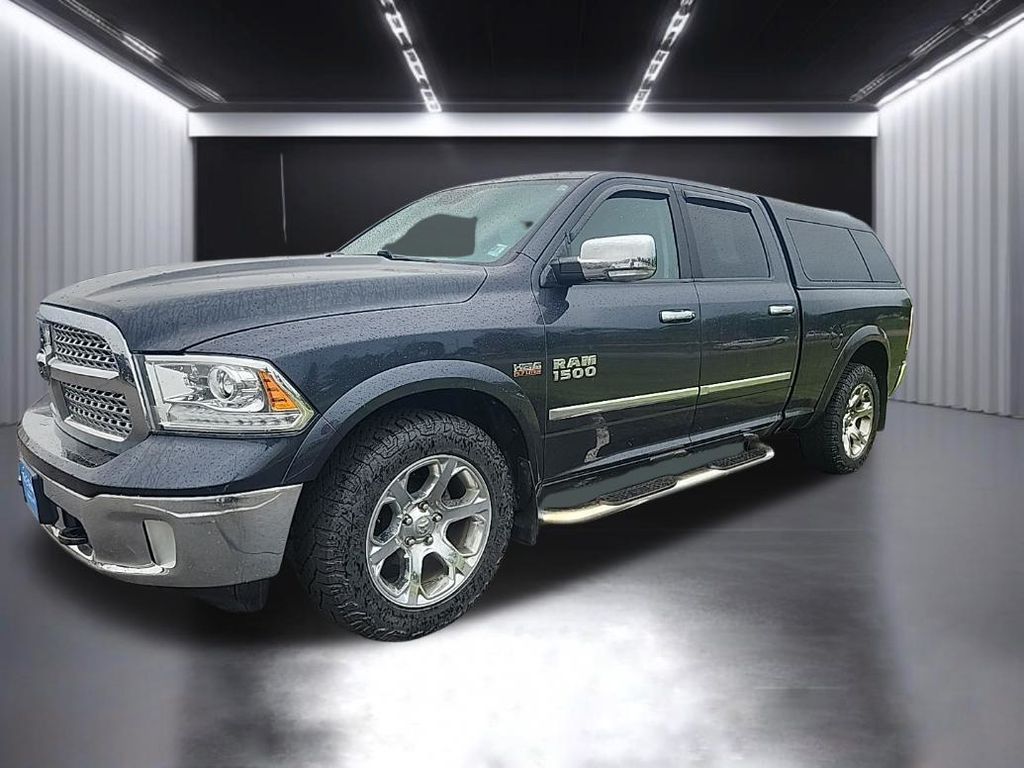 Gray (Maximum Steel Metallic Clearcoat) 2014 RAM 1500 Pickup Truck Four-Wheel Drive 8-Speed Automatic
