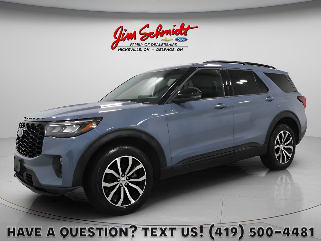 Vapor Blue Metallic 2025 Ford Explorer ST-Line AWD SUV / Crossover All-Wheel Drive Automatic