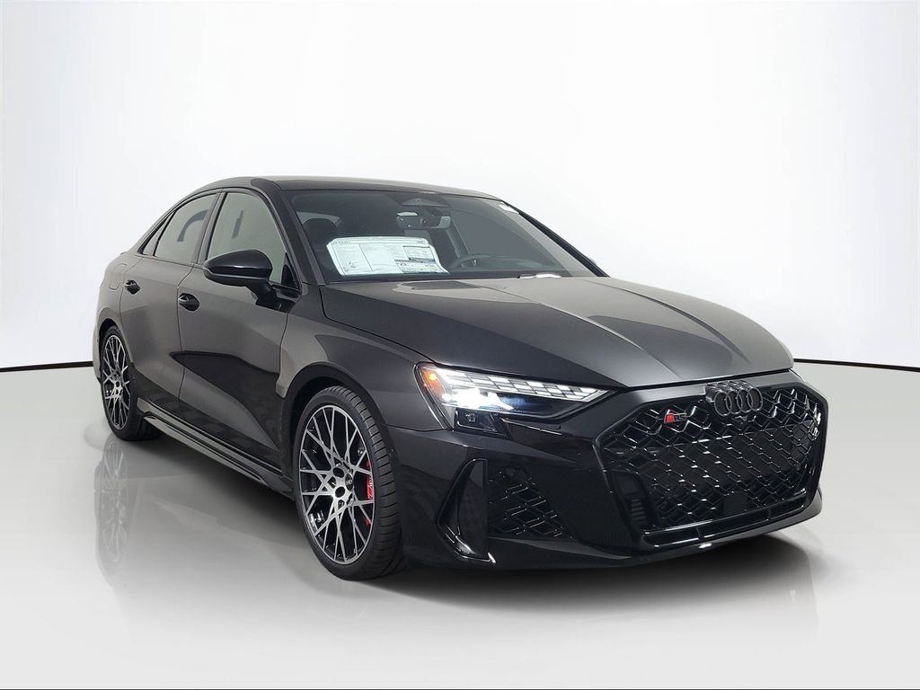 Mythos Black Metallic 2026 Audi RS 3 Sedan All-Wheel Drive 7-Speed Automatic