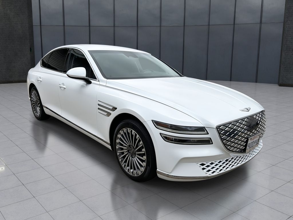 Uyuni White 2024 Genesis G80 Sedan All-Wheel Drive 1-Speed Automatic