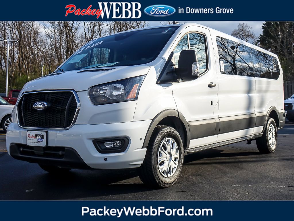 Oxford White 2024 Ford Transit Passenger Van Rear-Wheel Drive