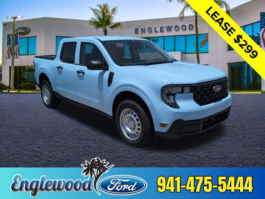 Light Blue 2026 Ford Maverick Pickup Truck Front-Wheel Drive Continuously Variable Transmission