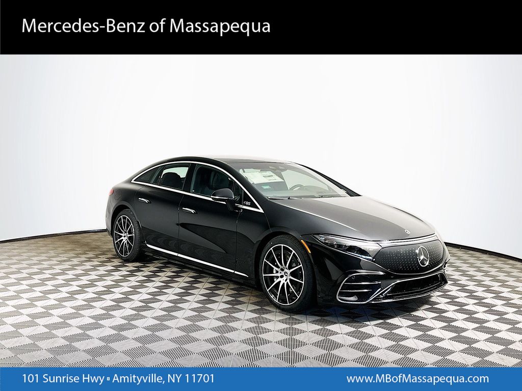 Black 2026 Mercedes-Benz EQS 450 4MATIC Sedan All-Wheel Drive 1-Speed Automatic