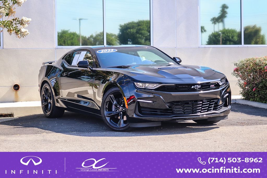 Black 2022 Chevrolet Camaro Coupe Rear-Wheel Drive Automatic