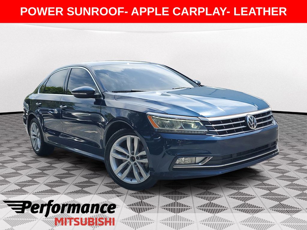 Blue Metallic 2018 Volkswagen Passat Sedan Front-Wheel Drive 6-Speed Automatic