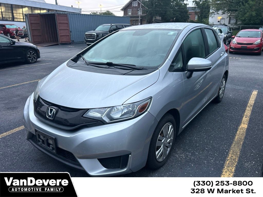 Silver 2015 Honda Fit Hatchback Front-Wheel Drive Continuously Variable Transmission
