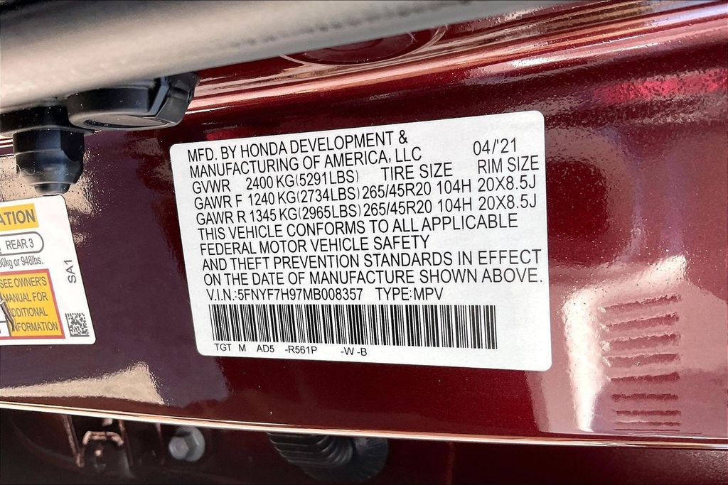 Used 2021 Honda Passport SUV