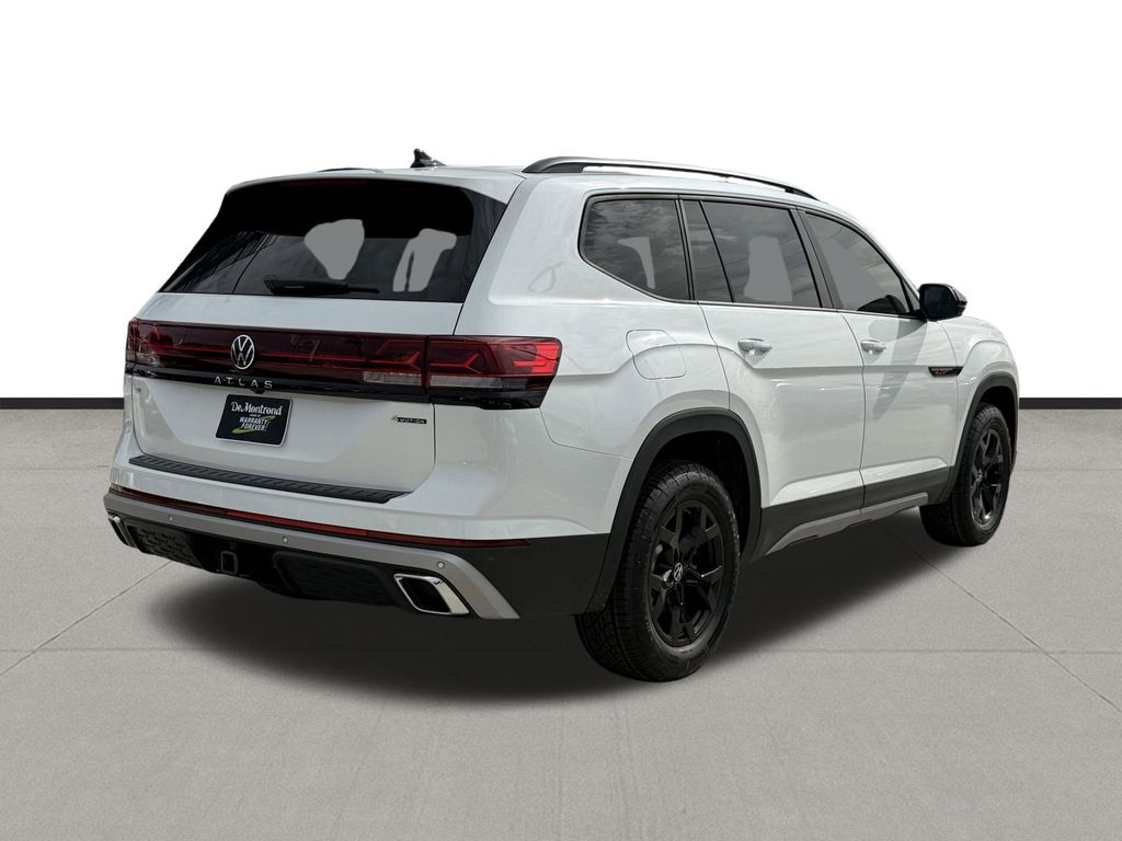 2026 Volkswagen Atlas 2.0T Peak Edition White at DeMontrond Auto Country