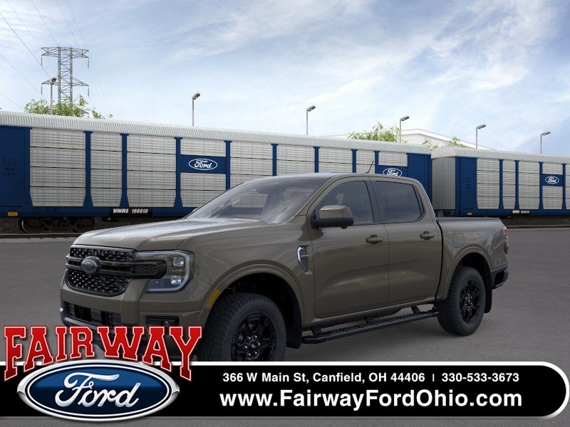 Gray 2026 Ford Ranger Pickup Truck Four-Wheel Drive Automatic
