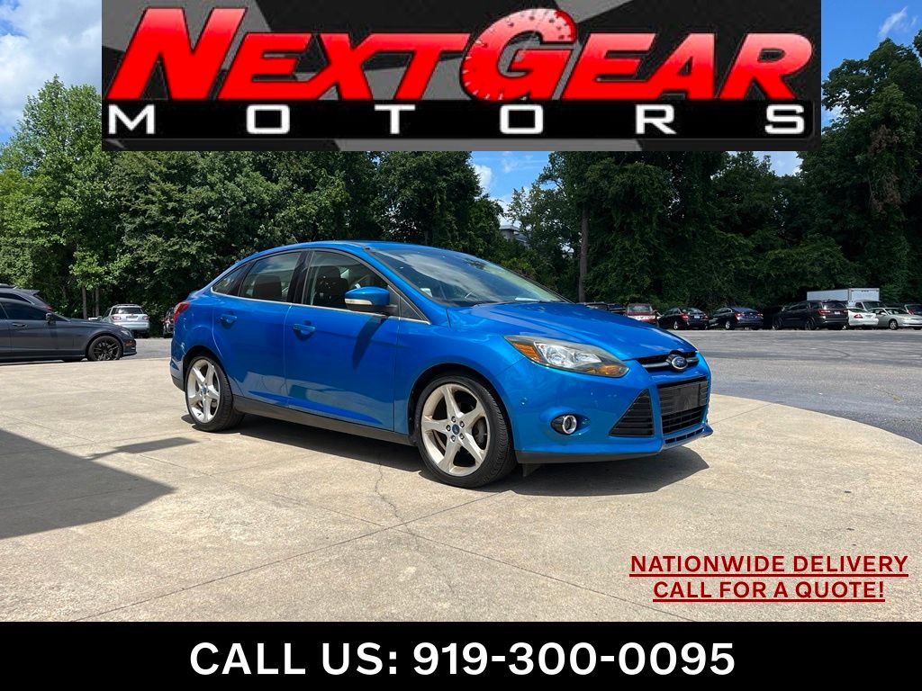 Blue Candy 2012 Ford Focus Sedan Front-Wheel Drive 6-Speed Automatic