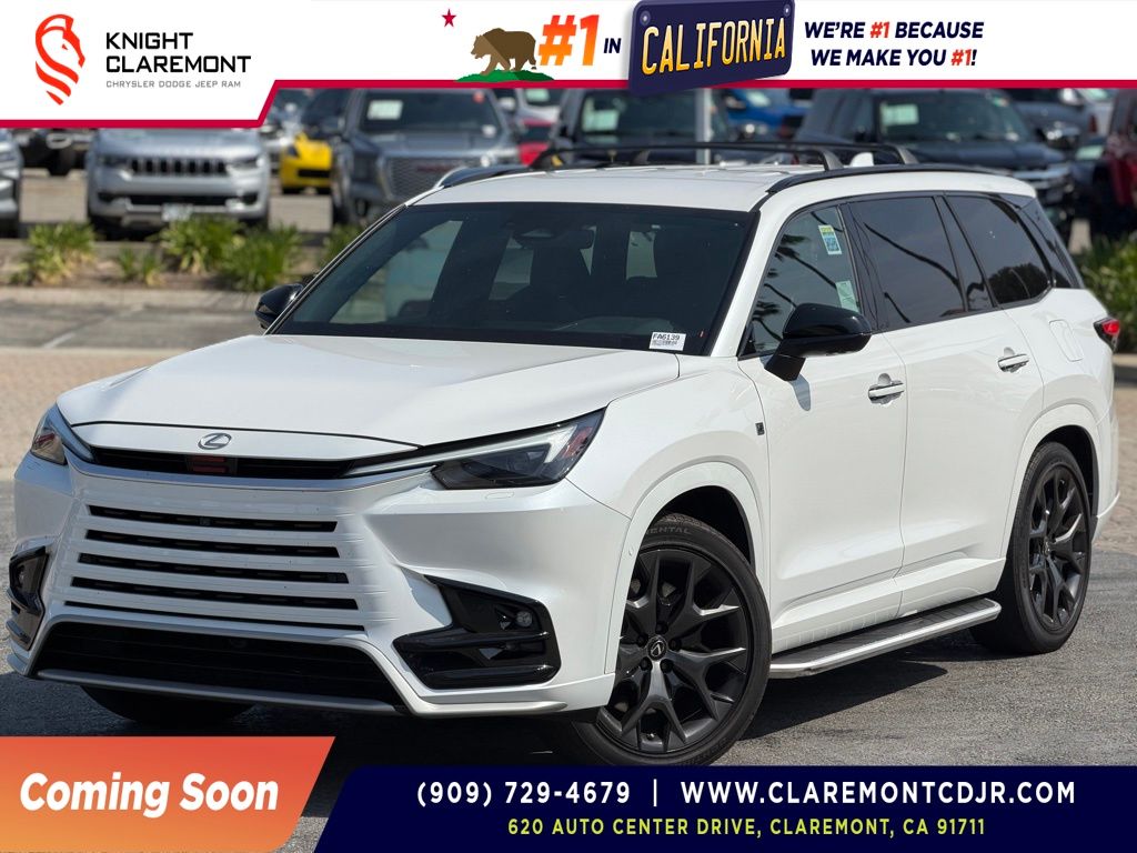 White (Wind Chill Pearl) 2024 Lexus TX Hybrid 500h F SPORT Performance Premium AWD SUV / Crossover All-Wheel Drive 6-Speed Automatic