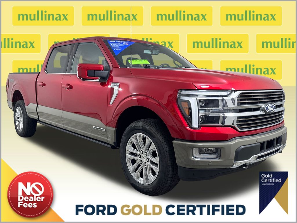 Rapid Red Metallic Tinted Clearcoat 2025 Ford F-150 Pickup Truck Four-Wheel Drive Automatic