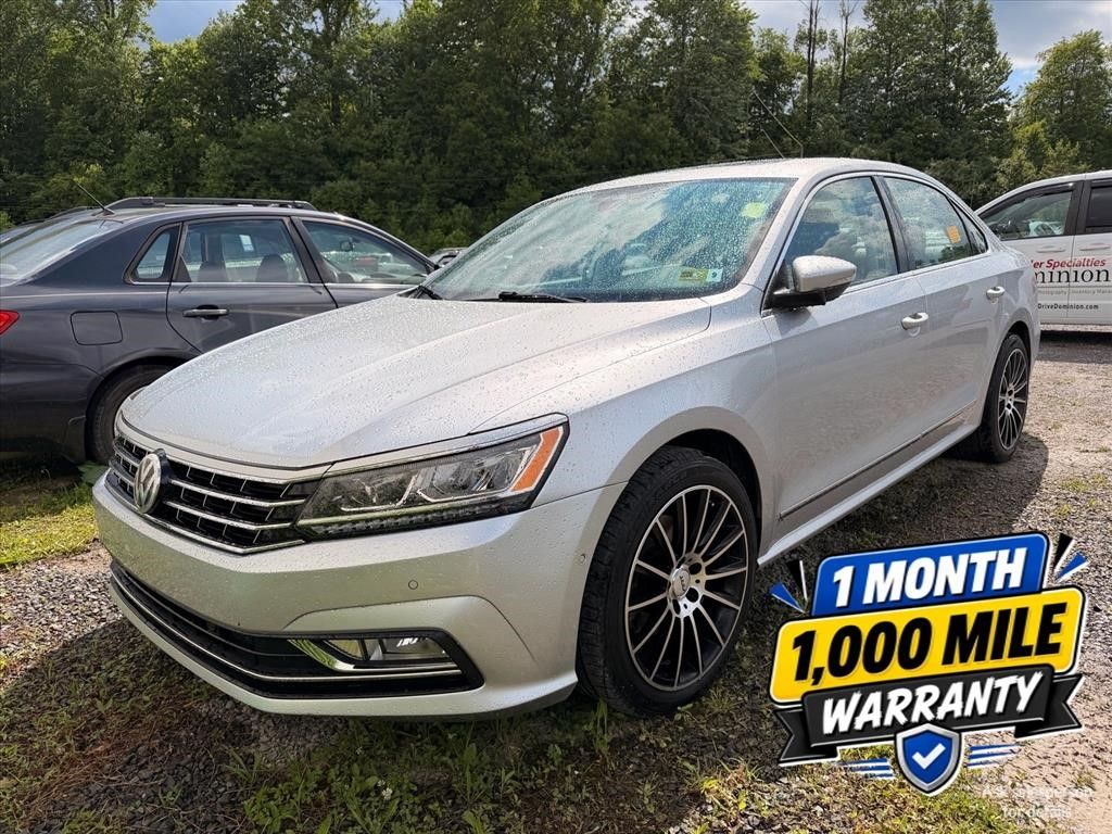 Reflex Silver Metallic 2016 Volkswagen Passat Sedan Front-Wheel Drive 6-Speed Automatic