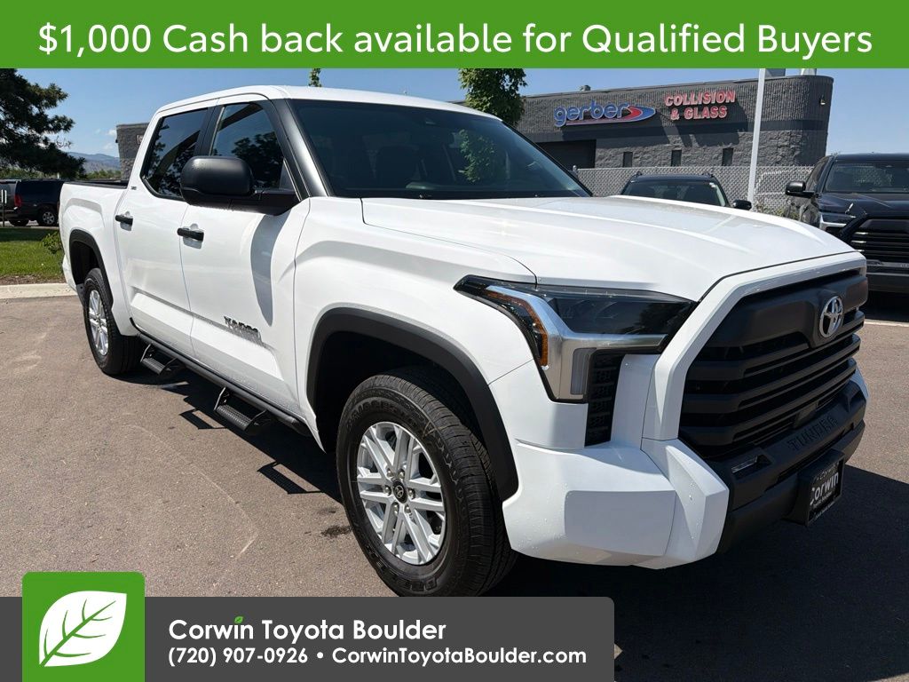 White 2026 Toyota Tundra Pickup Truck Four-Wheel Drive Automatic