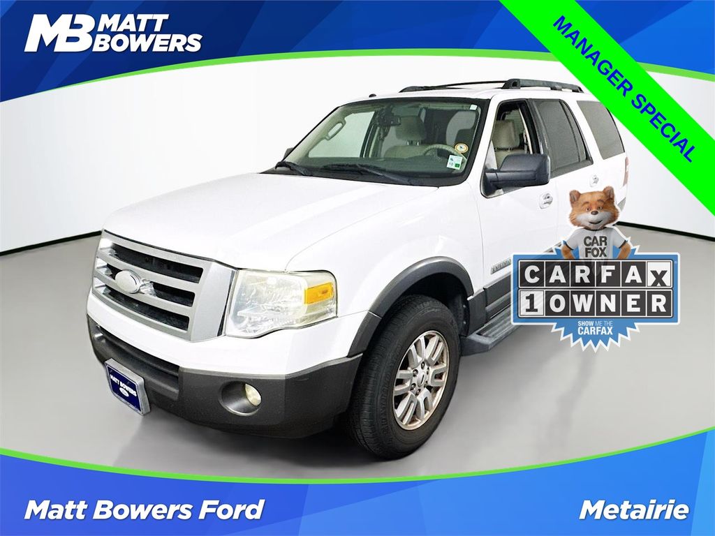 White 2007 Ford Expedition SUV / Crossover Rear-Wheel Drive 6-Speed Automatic Overdrive