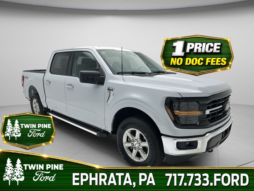 Space White Metallic 2025 Ford F-150 Pickup Truck Four-Wheel Drive Automatic