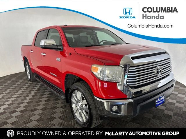 Radiant Red 2014 Toyota Tundra Pickup Truck Four-Wheel Drive 6-Speed Automatic Overdrive