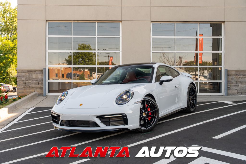 White 2023 Porsche 911 Carrera S Coupe RWD Coupe Rear-Wheel Drive