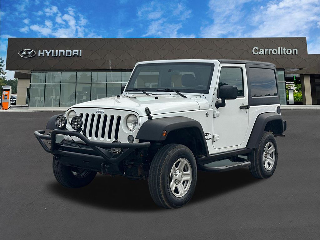 Bright White Clearcoat 2014 Jeep Wrangler SUV / Crossover Four-Wheel Drive 6-Speed Manual