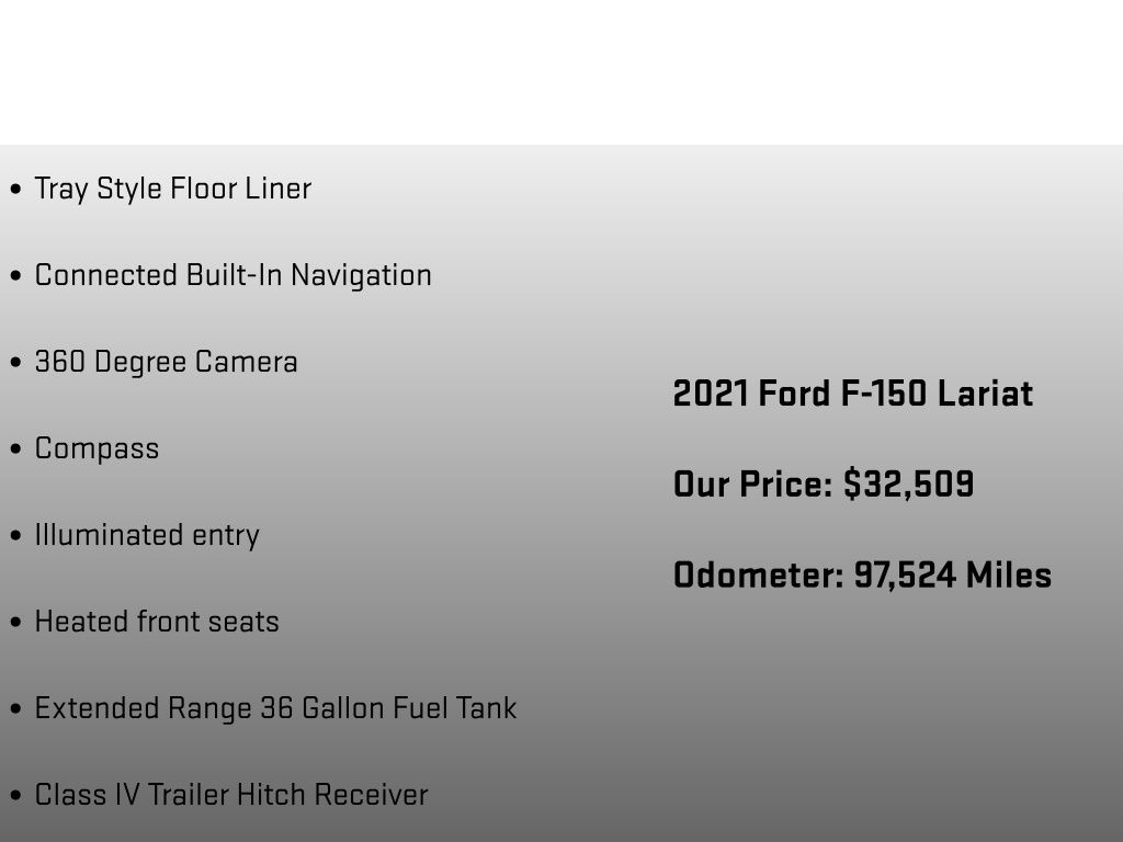 2021 Ford F-150 Lariat Gray at Phil Fitts Ford