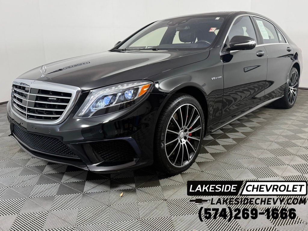 Black 2017 Mercedes-Benz S-Class S 63 AMG Sedan 4MATIC Sedan All-Wheel Drive 7-Speed Automatic
