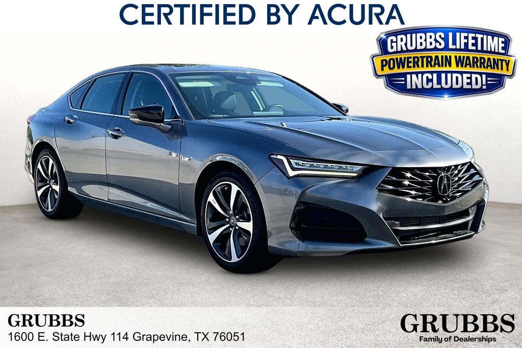 Liquid Carbon Metallic 2024 Acura TLX Sedan Front-Wheel Drive Automatic