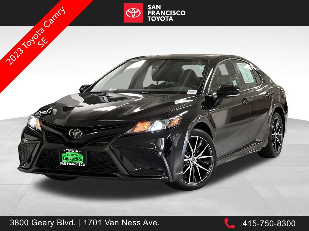 Midnight Black Metallic 2023 Toyota Camry Sedan Front-Wheel Drive 8-Speed Automatic