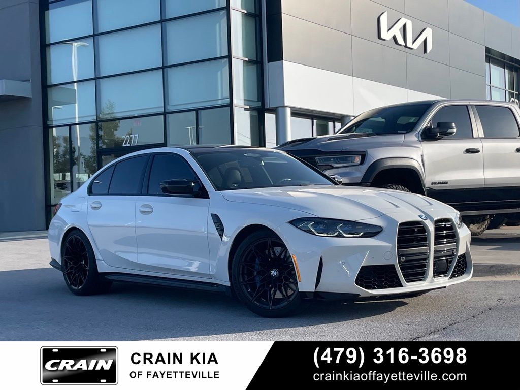 Alpine White 2022 BMW M3 Competition xDrive AWD Sedan All-Wheel Drive 8-Speed Automatic