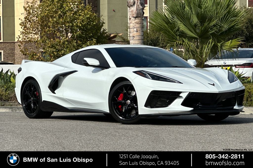 Arctic White 2022 Chevrolet Corvette Coupe Rear-Wheel Drive 8-Speed Dual Clutch