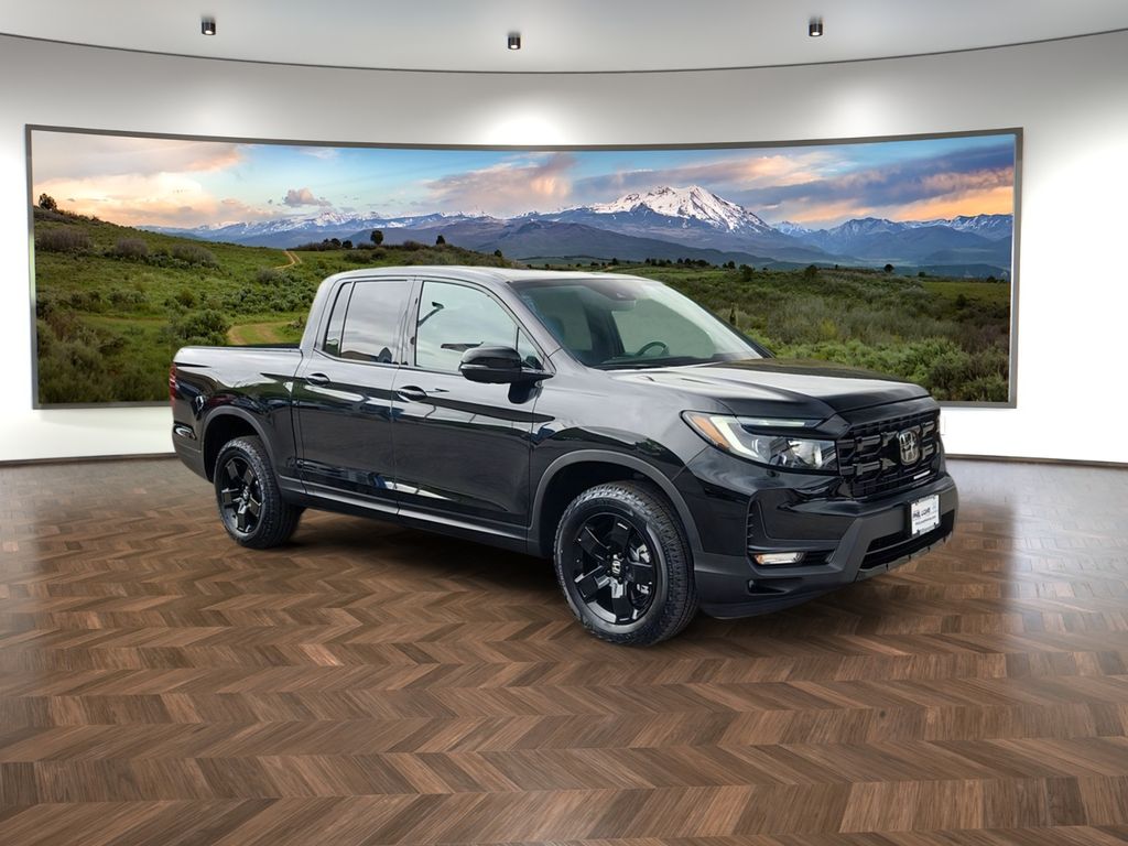Black 2026 Honda Ridgeline Pickup Truck All-Wheel Drive 9-Speed Automatic