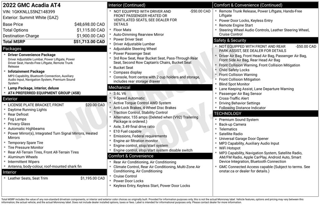 Used 2022 GMC Acadia SUV
