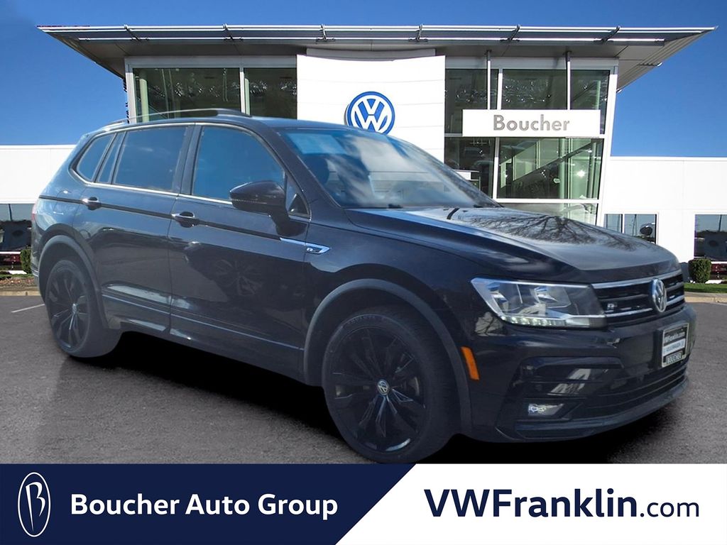 Deep Black Pearl 2020 Volkswagen Tiguan SE R-Line Black FWD SUV / Crossover Front-Wheel Drive 8-Speed Automatic