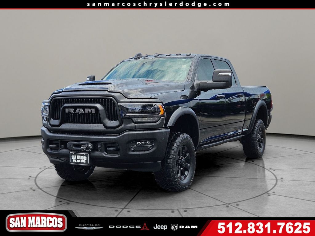 Diamond Black Crystal Pearlcoat 2023 RAM 2500 Power Wagon Crew Cab 4WD Pickup Truck Four-Wheel Drive 8-Speed Automatic