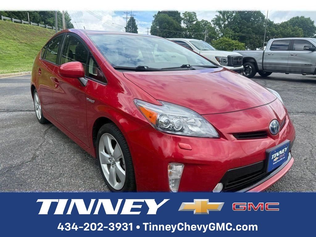 Barcelona Red Metallic 2015 Toyota Prius Five Hatchback Front-Wheel Drive Continuously Variable Transmission
