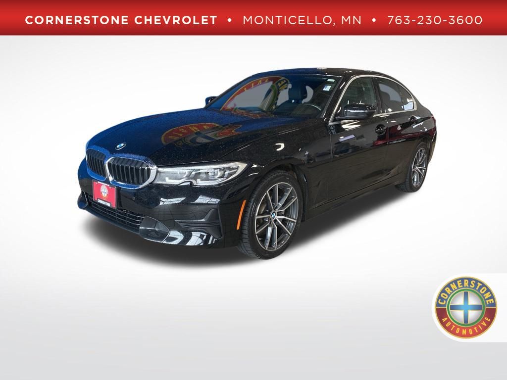 Jet Black 2020 BMW 3 Series Sedan All-Wheel Drive 8-Speed Automatic