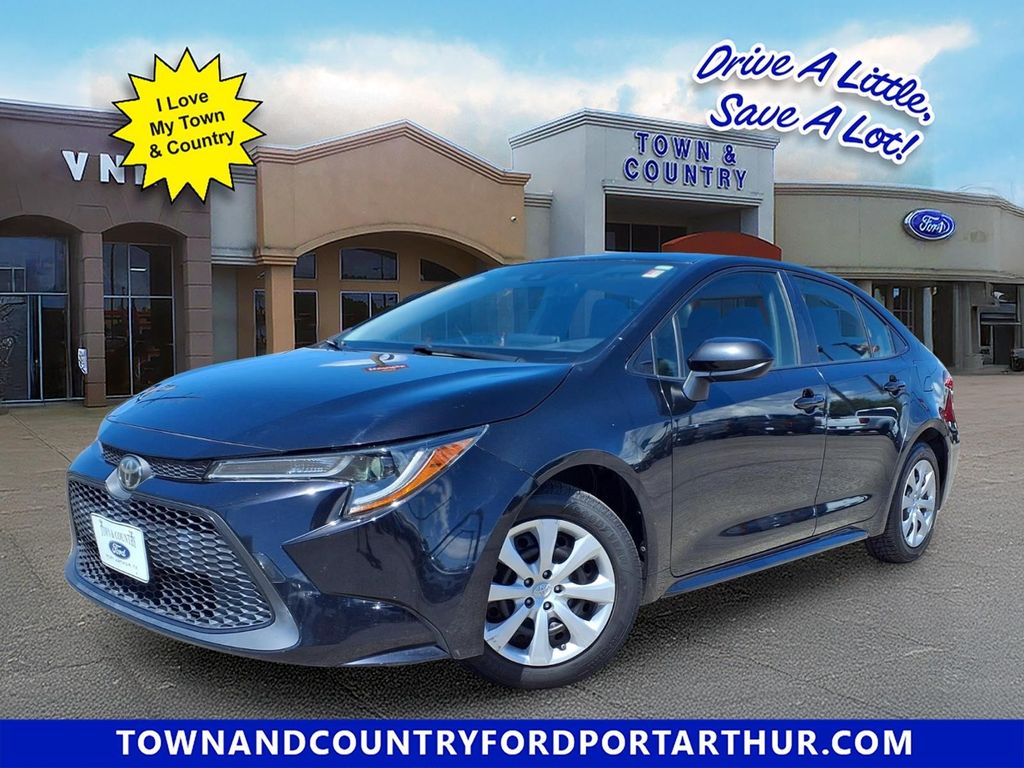 Black Sand Pearl 2020 Toyota Corolla LE FWD Sedan Front-Wheel Drive Continuously Variable Transmission