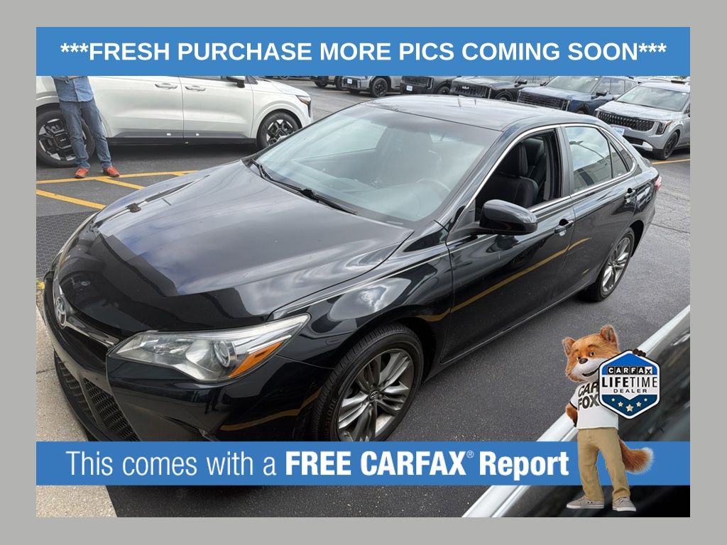 Midnight Black Metallic 2017 Toyota Camry Sedan Front-Wheel Drive 6-Speed Automatic