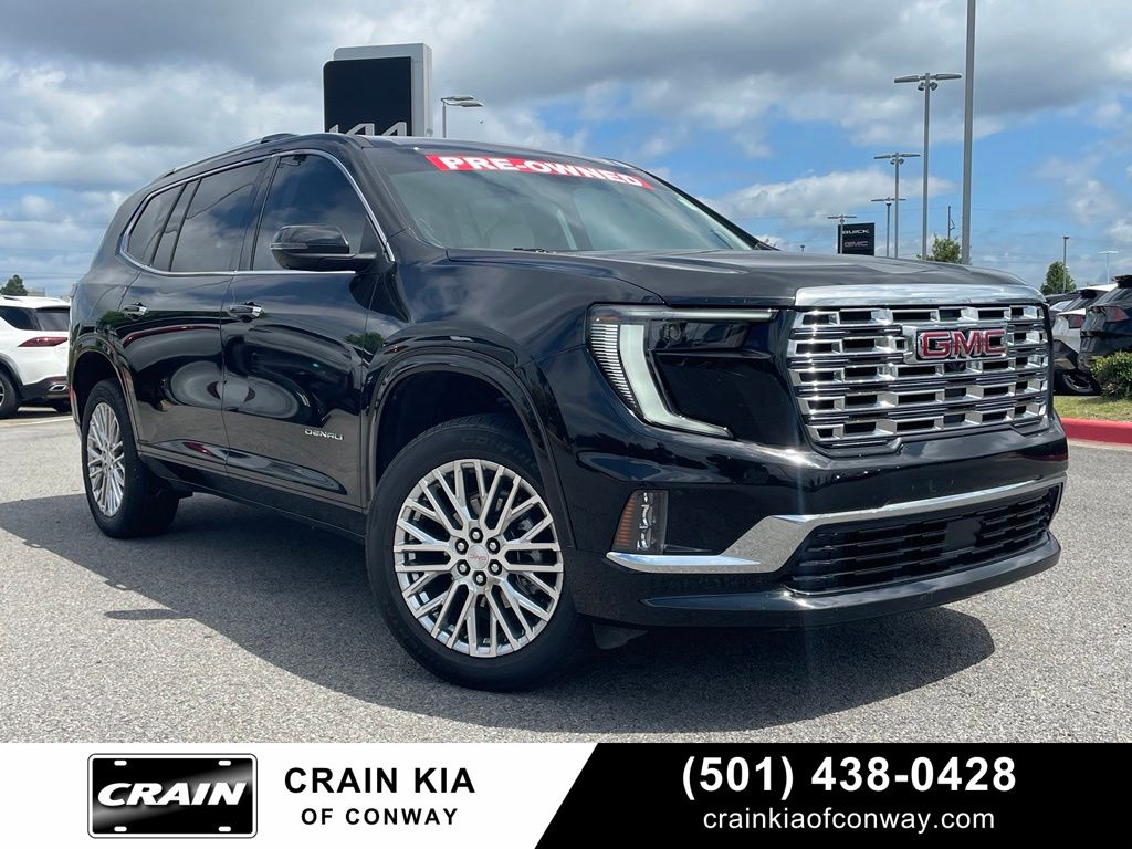 Black (Ebony Twilight Metallic) 2024 GMC Acadia Denali FWD SUV / Crossover Front-Wheel Drive 8-Speed Automatic