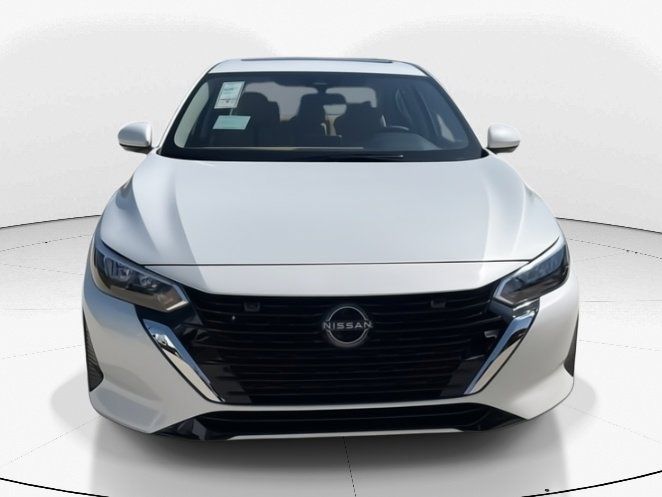 2025 Aspen White Tricoat Nissan Sentra SV FWD Sedan