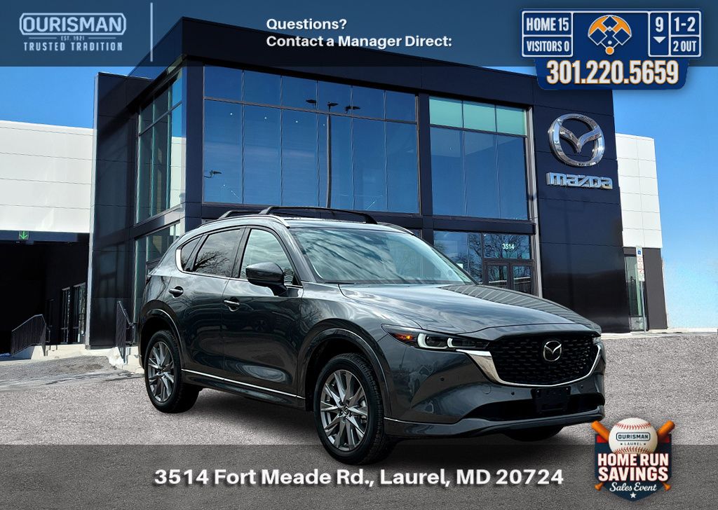 Machine Gray 2025 Mazda CX-5 2.5 S Premium Plus AWD SUV / Crossover All-Wheel Drive 6-Speed Automatic